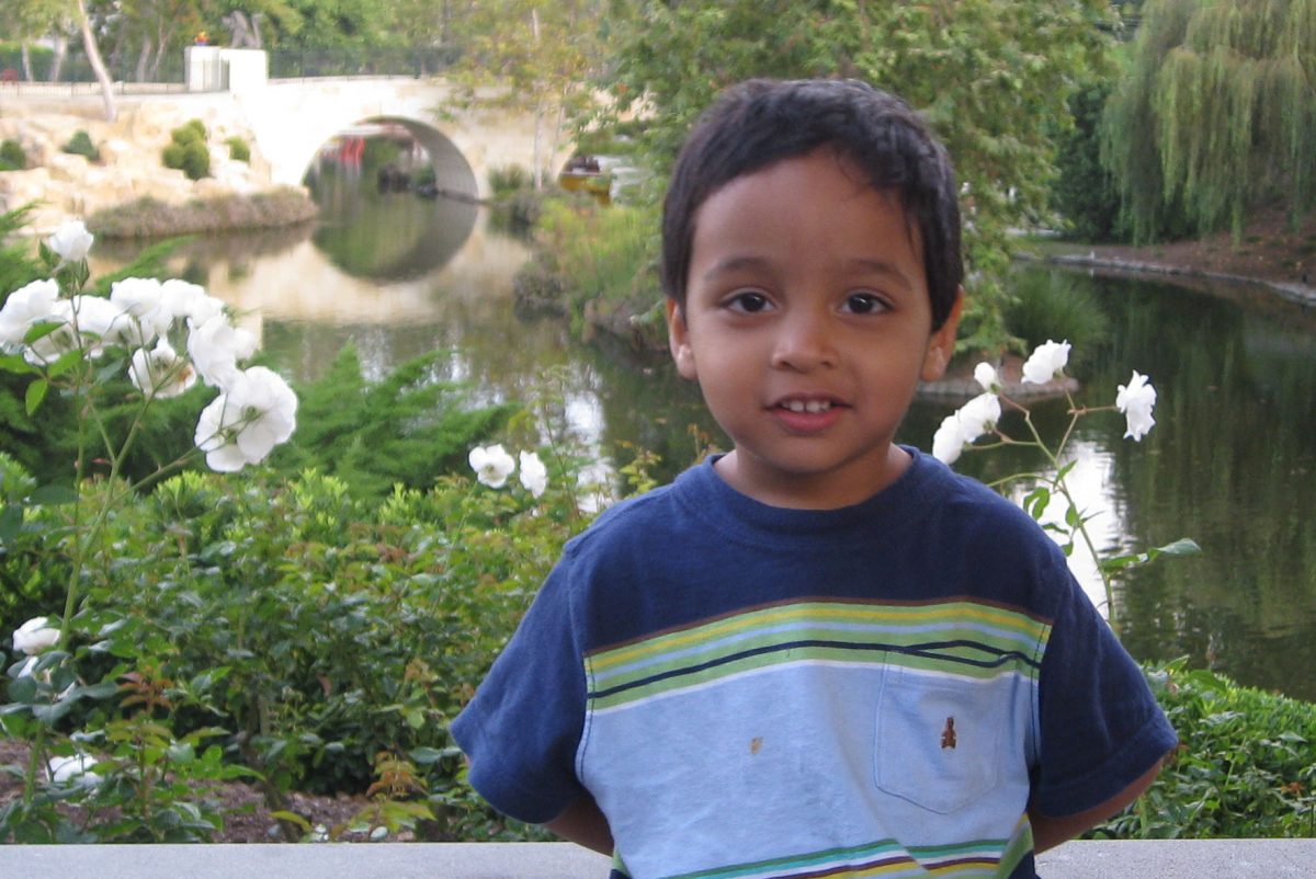 MAINTAINING MOMENTUM. A younger Kharbanda poses for a photo in a park. Kharband said, “I would like to continue to become more open to trying new things and having unique experiences.” SUBMITTED PHOTO: Rohan Kharbanda