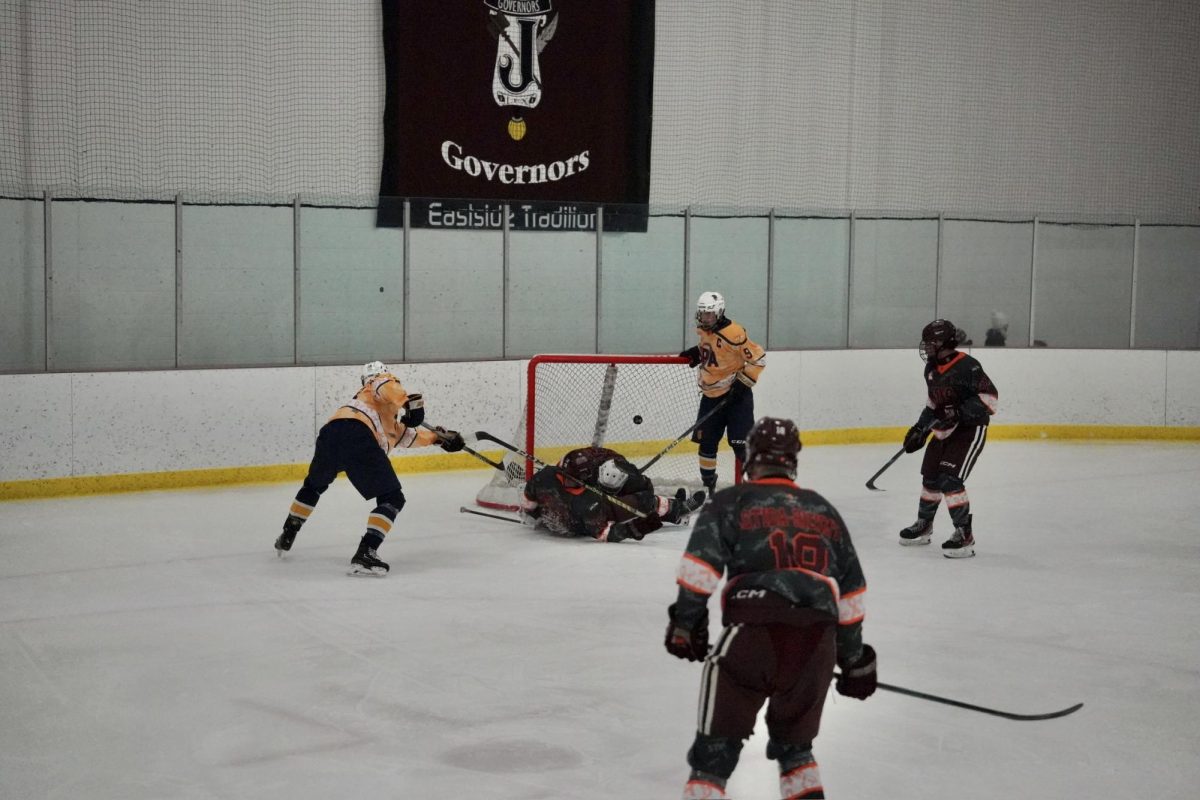 WHISTLE. The refs blow the whistle because Johnson's players displaced the net.