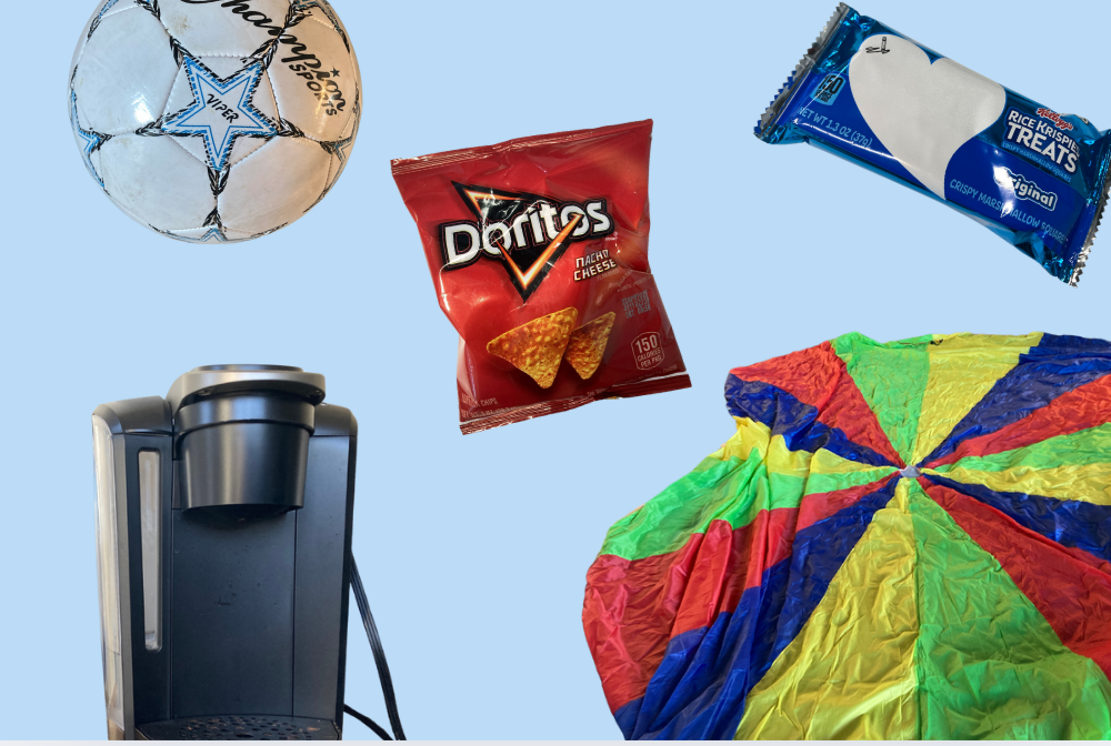 NEAT NOVELTIES. Advisories have been creative with their spending so far, buying everything from snacks to games to make time together extra special.