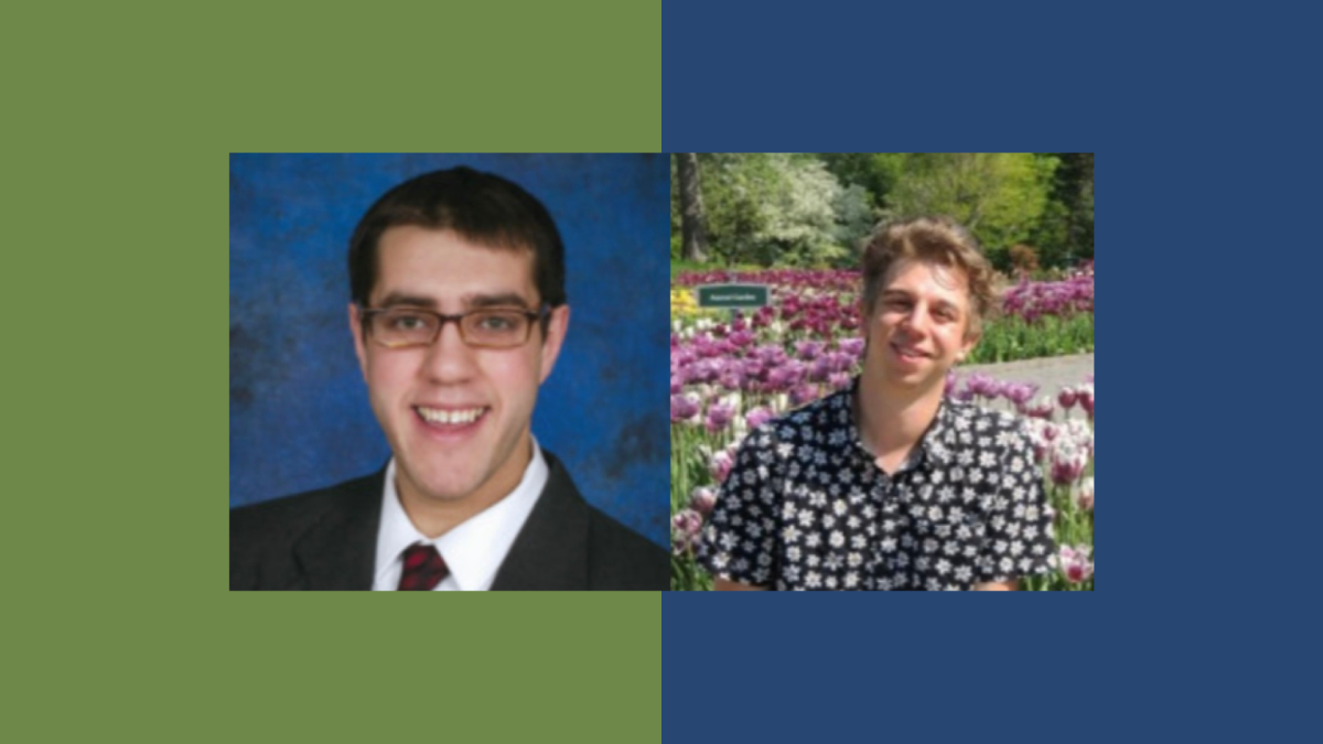 WARM WELCOME. Get to know World History I teacher Matt Weiss and Advanced Programming substitute Henri Parenteau (Submitted by Matt Weiss and Henri Parenteau).