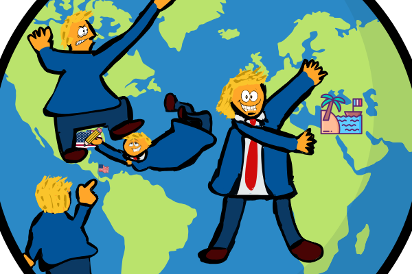 Khan-American Imperialism Trump Opinion Cartoon