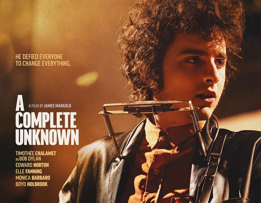 JUST LIKE REAL LIFE. Timothee Chalamet has received countless applause for his performance as Bob Dylan, including an Oscar nomination (Image credit: Searchlight pictures)