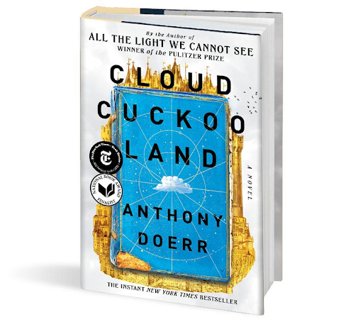 CONNECTED. Cloud Cuckoo Land by Anthony Doerr explores a variety of experiences and time periods while binding all of these perspectives together with a fictional ancient story. This narrative structure allows the award-winning novel to explore themes across generations of struggle and resilience. The end result is a book that is both powerful and intricate (Image from Doerr's website) 