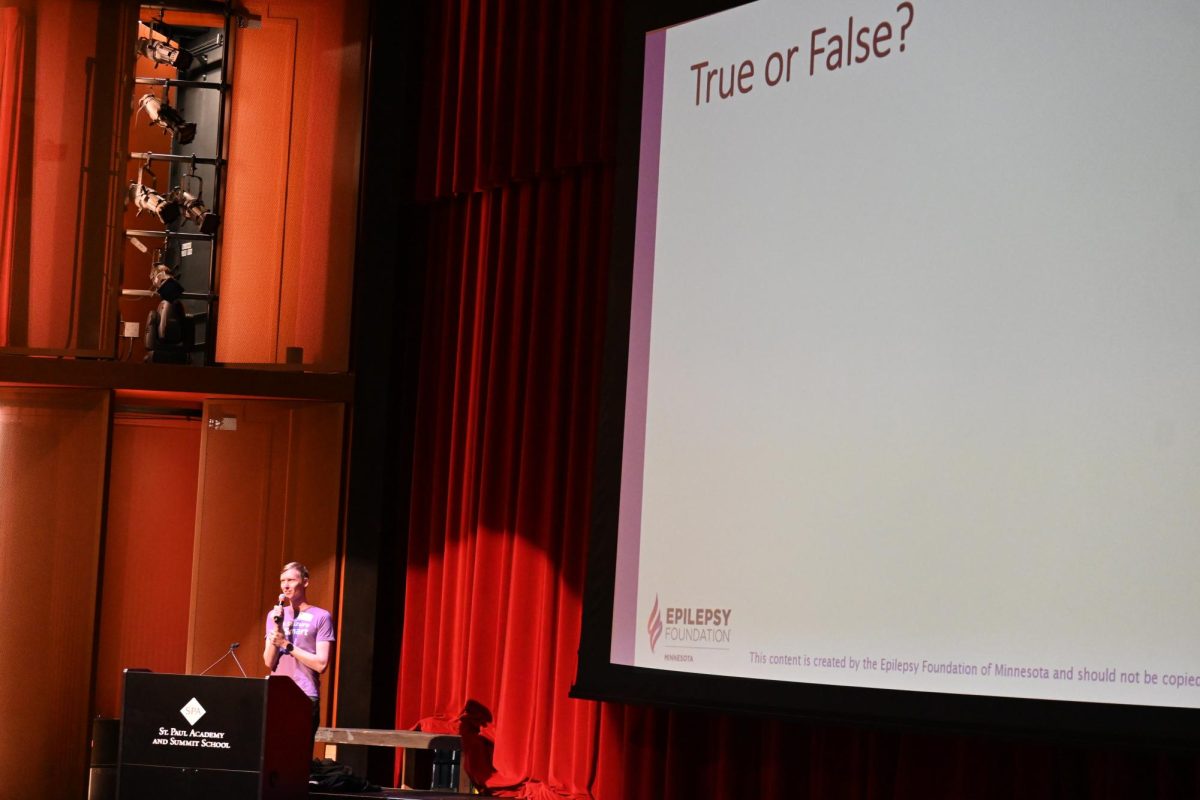 TRUE OR FALSE. Williams checks the audience’s knowledge around seizures and epilepsy through a few “true or false?” statements. 
