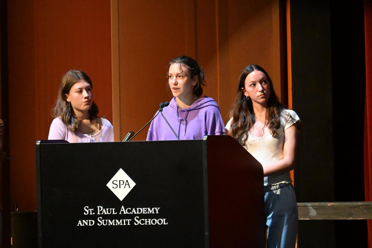 PRESENT. After Williams finished, students who attended the Student Diversity Leadership Conference (SDLC) gave a presentation about their experiences. 
