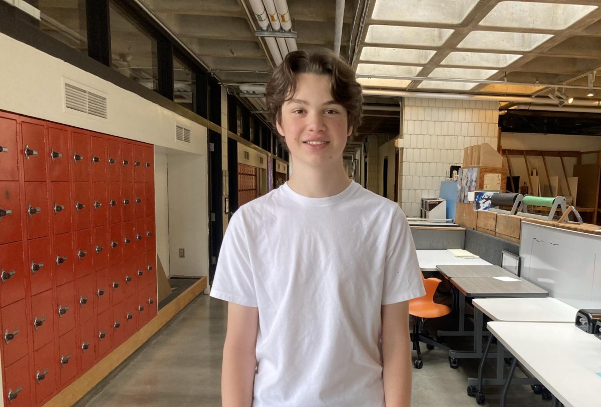 ⃤  >  ⃞  
Ninth grader Nolan Rosenberger would solve a triangle Rubik's Cube. "I can solve the triangle ones, but not the cubes," he said.