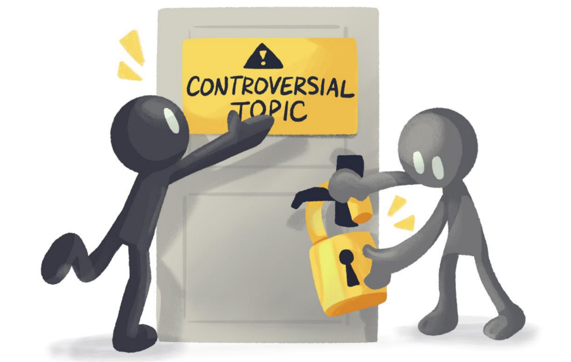 DISCUSSING DISCOMFORT. The use of trigger warnings in daily life and media can spur mixed reactions. Some view the warnings as preventing conversations about controversial subjects, while others see them as necessary to  promote safety and allow people to choose the content with which they engage.