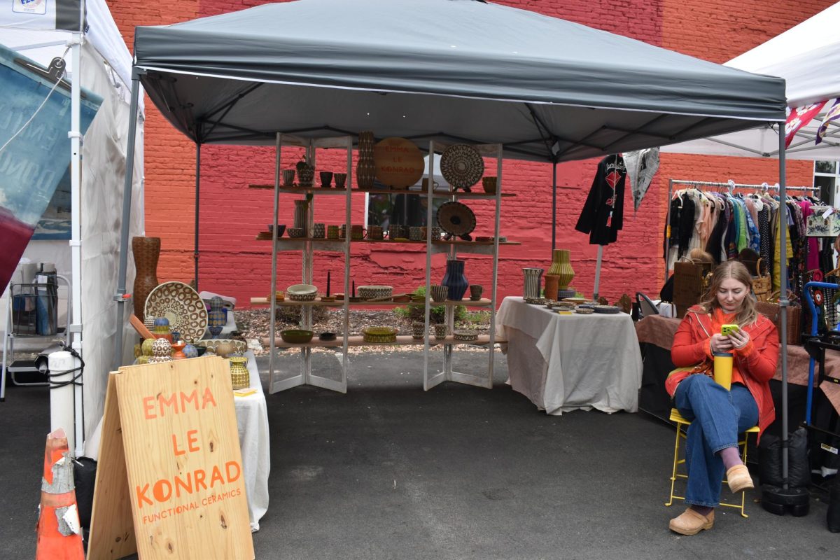 LOCAL ART EXTRAVAGANZA. The streets of Art-A-Whirl were lined with various tents and galleries of artists work which were up for sale. Gruidl commented. "If I want, I can purchase it from the artist directly. So it's really like the farm-to-table version of art, which is really perfect." 