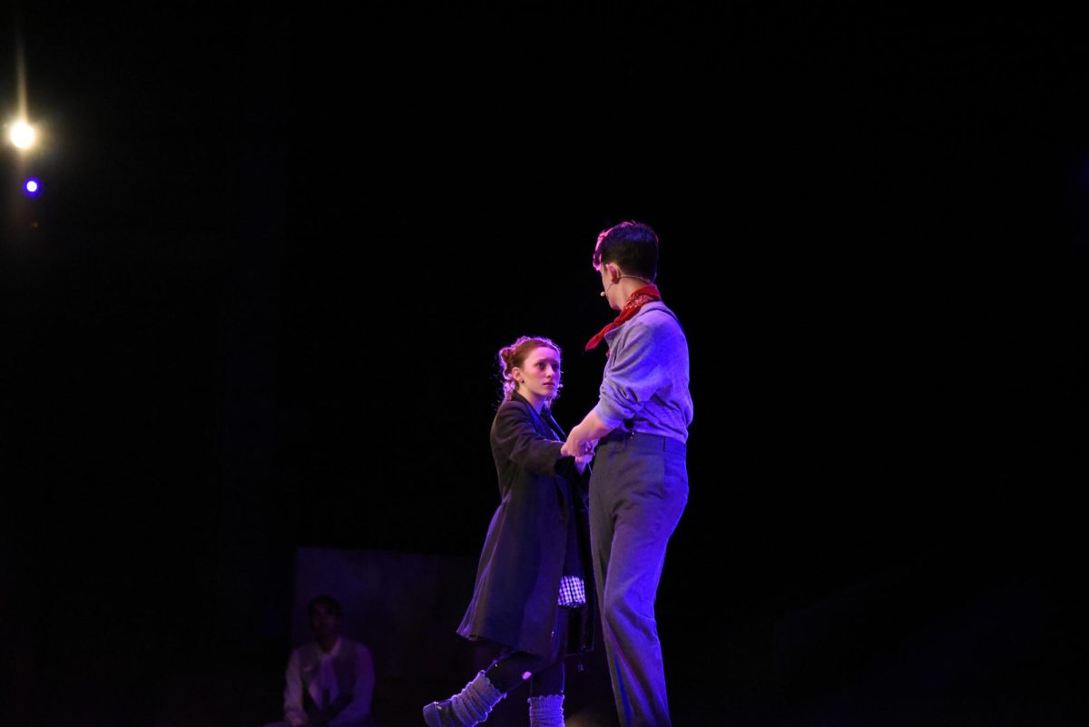IT MUST BE FATE. Orpheus (Coda Wilson) and Eurydice (Maddie Pierce) fall in love. Their love challenges their pre-determined destinies throughout the play. 