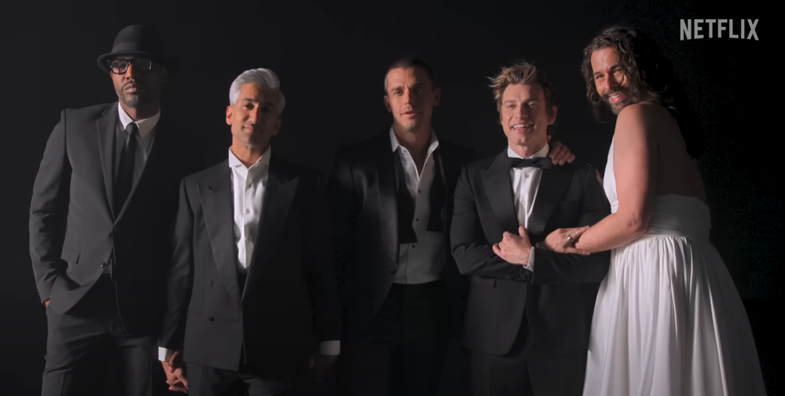 AN EYE FOR SELF-CARE. By spreading positive energy from the enthusiastic hosts, “Queer Eye” promotes self care and builds self confidence (screen capture from Queer Eye Season 9 official trailer on Netflix).