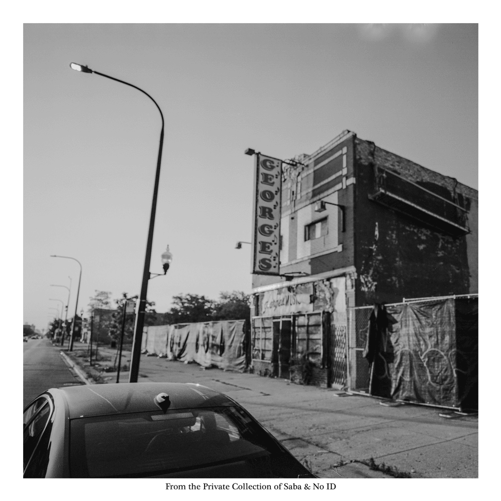 HOMETOWN PRIDE. The album cover features a photograph of George's Music Room, a classic institution on the west side of Chicago. With it being permanently closed now, it being the album cover works to commemorate it's legacy (Fair use image The Private Collection LLP).