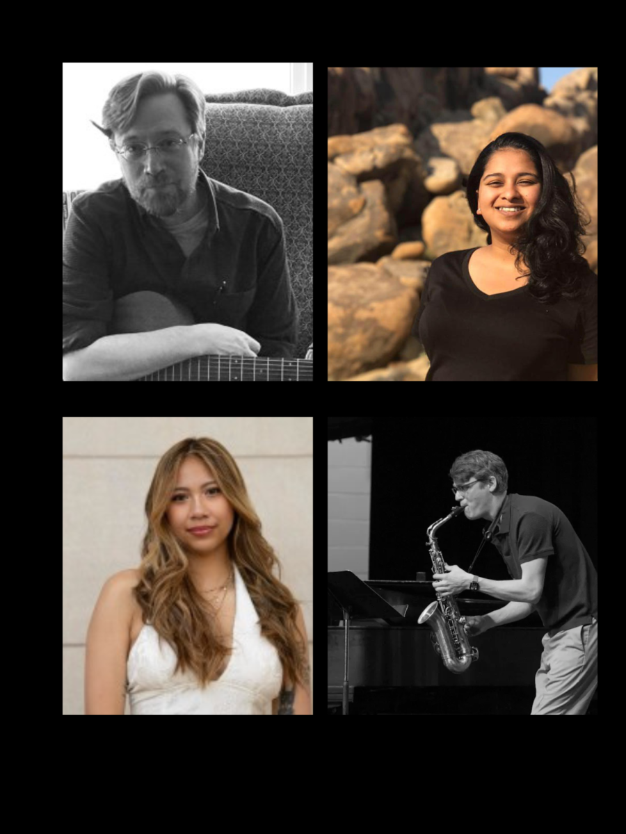 TOP TO BOTTOM, LEFT TO RIGHT. Rob Van Vliet, Varsha Venkatasubramanian, Anna Ly, and Jack Breen