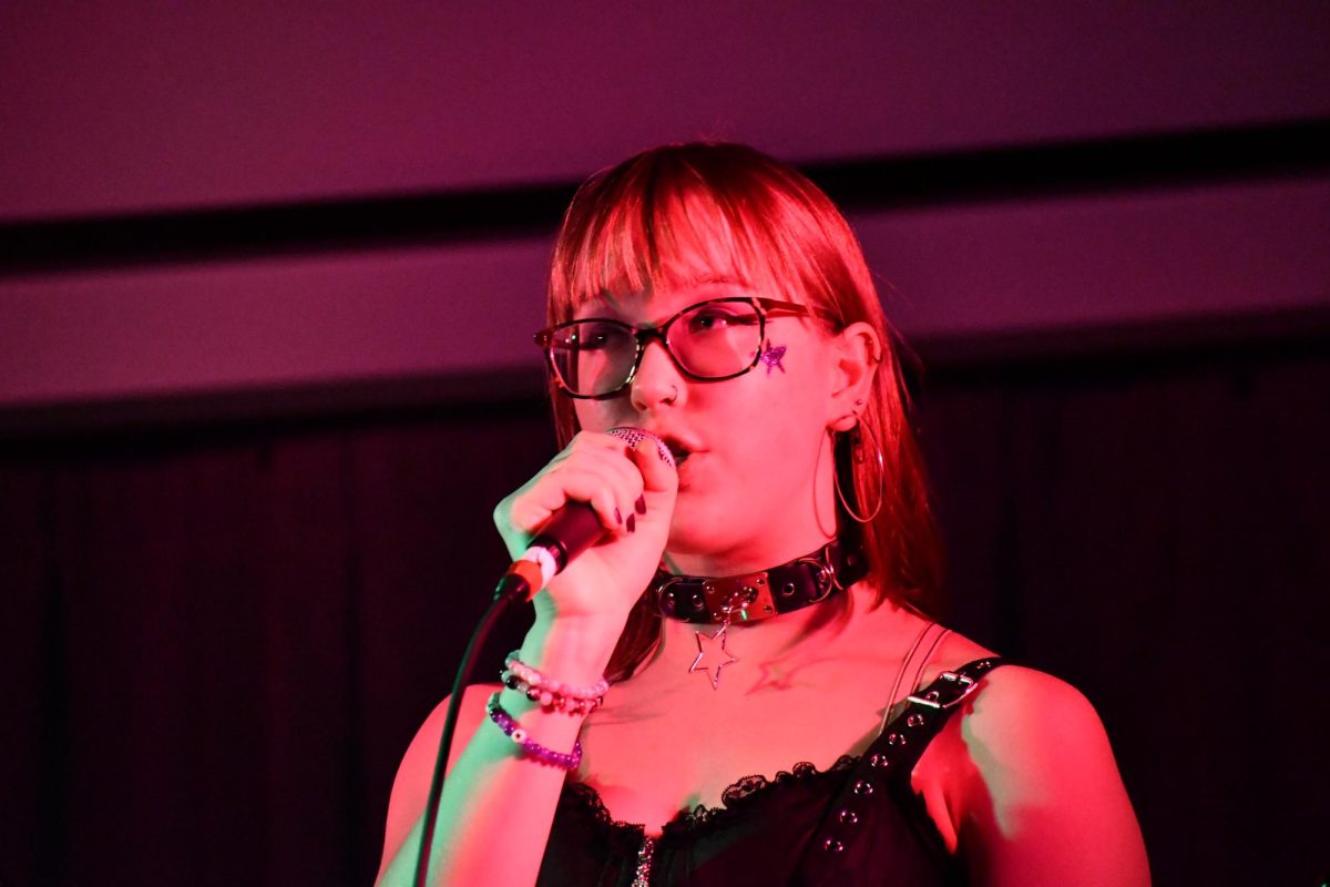 PURPLE WEEKEND. Senior Taryn Karasti sings "That's What You Get" by Paramore with her band, Purple Weekend.