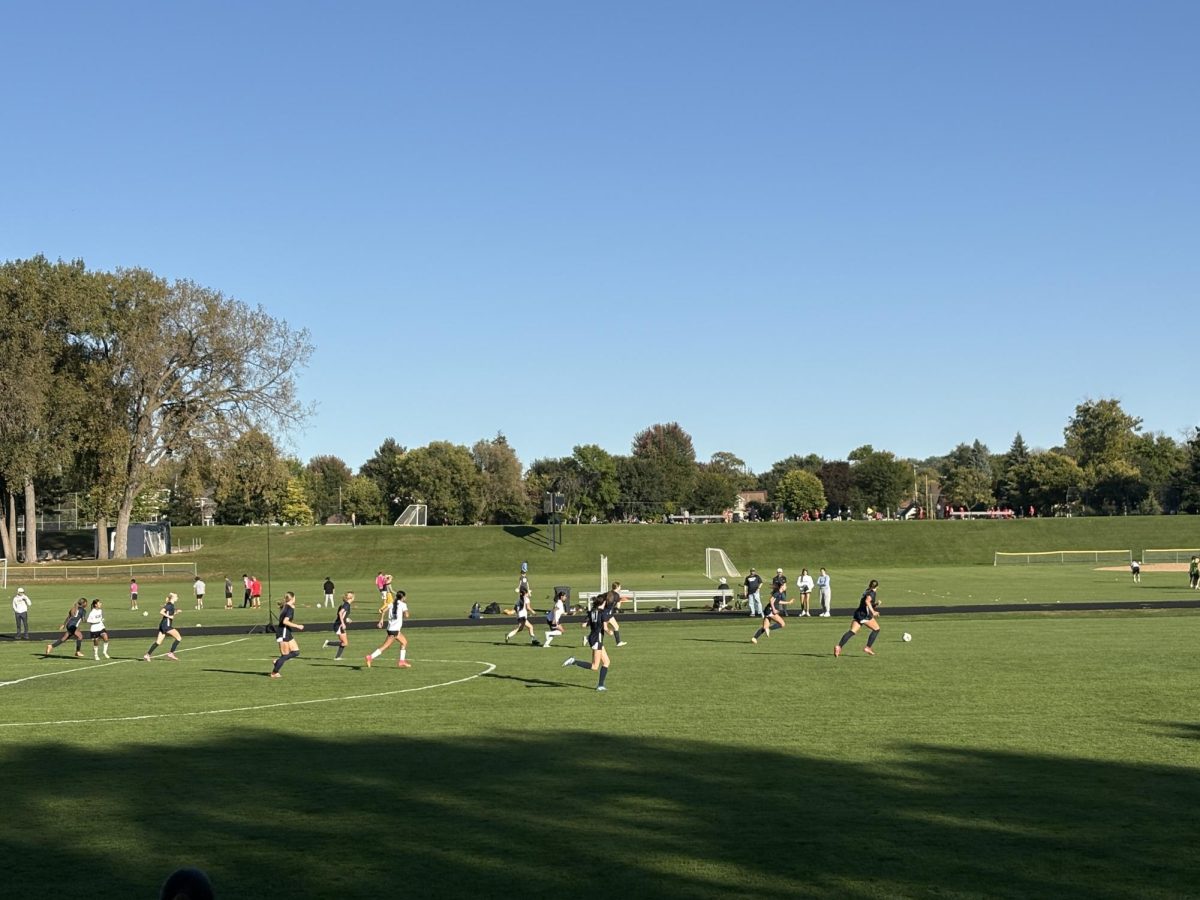 CALM. The defensive line controls possession keeping it away from the opponents.