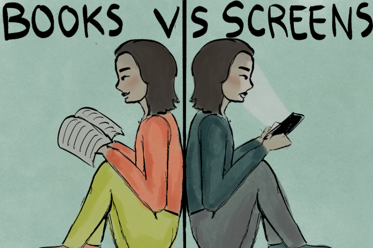 THE RISE OF SOCIAL MEDIA. Reading has been shown to have numerous benefits. Decades ago, reading was the main way for people to relax. Now, social media has taken its place, but not with the same benefits.