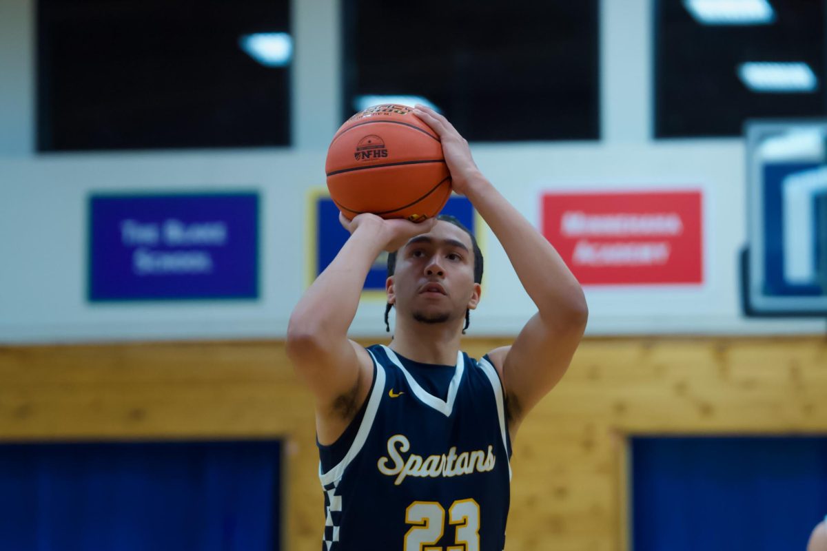 FOCUS. Cunningham focus's before taking the free throw. 
