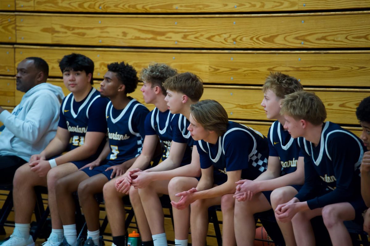 EYES UP. For the first game of the season their was a lot of different rotations meaning players had to be ready at all times.