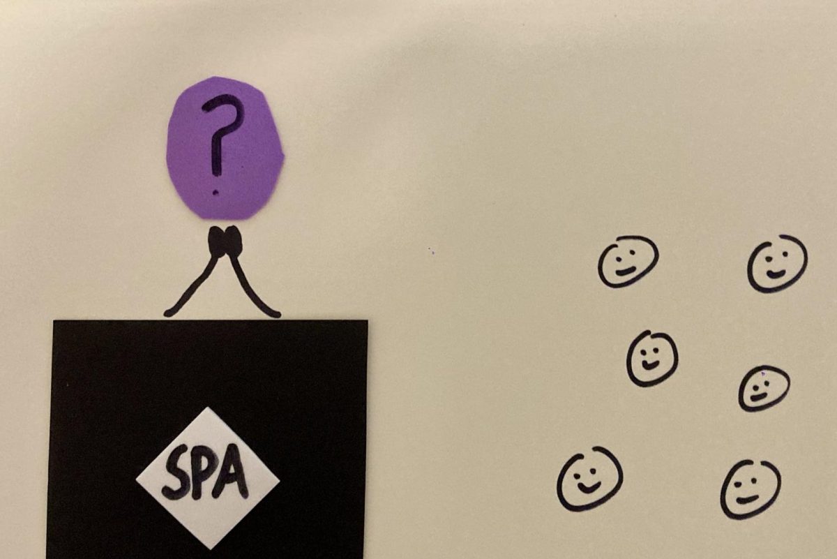 EMPTY PODIUM. This year, SPA will not have Speaker Day, an event that is normally an exciting opportunity for students to learn from professionals under a certain area or theme.  