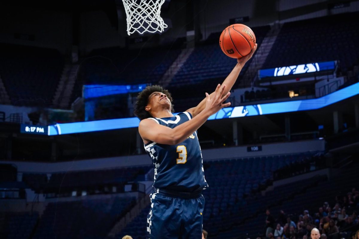 UP. Sophomore Magarsaa Mullataa comes in hot right off his sub.