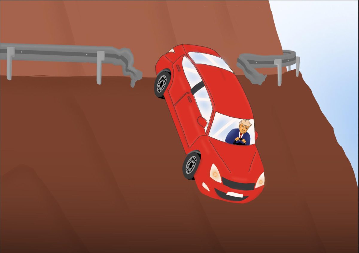 DEFENSES DOWN. Checks and balances exist like guardrails on a mountain road: to stop excessive force or power. However, the second Trump administration has bent the limits of the system, demonstrating the harmful effects when executive authority goes unchecked. 