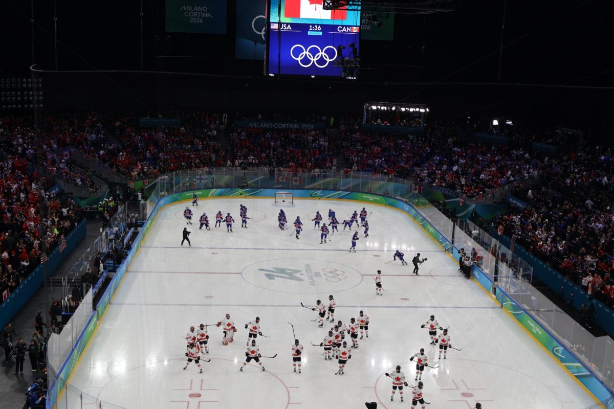 WARM UP. Team USA warms up for their gold medal match.