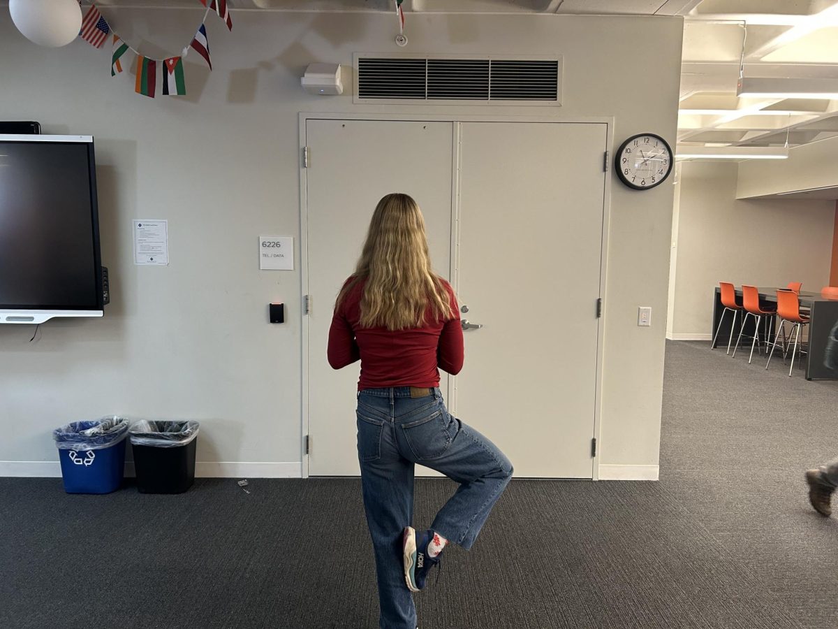 YOGA YIELDS RESULTS. Trying to incorporate yoga into a weekly routine has positive results. “After a day that left me exhausted, this yoga routine let me turn off my brain and relax for a couple of minutes,” Middlebrook said.
