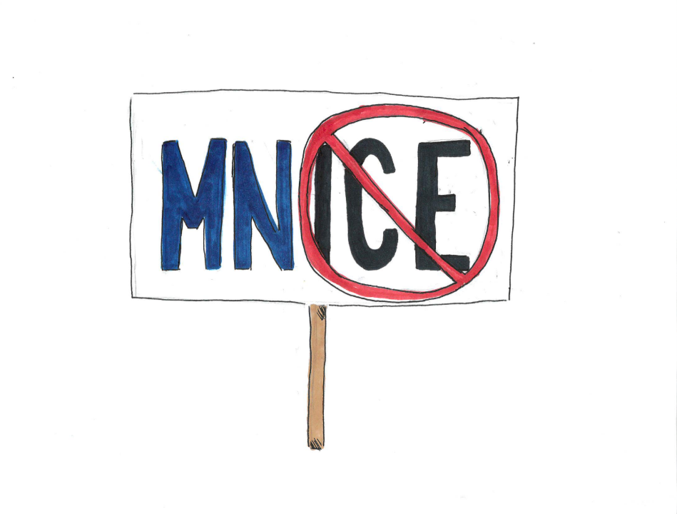 ICE OUT. A common chant at anti-ICE protests goes: "no more 'Minnesota Nice', Minneapolis will strike!" Minnesota is refusing to be nice in times of crisis.