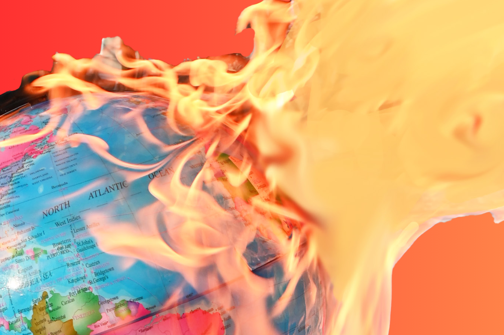 WORLD ON FIRE. The National Weather Service’s report of average American temperature has shown an increase in temperature over the years, with a rise of 7.7° from 1880 to 2021. 