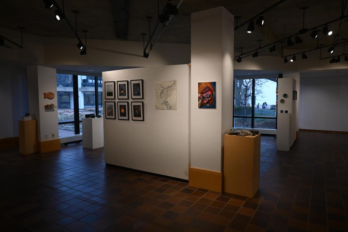 SWIMMING IN ART. The Advanced Art class of 2026 showcases their end-of-year exhibit, Fishy Business.