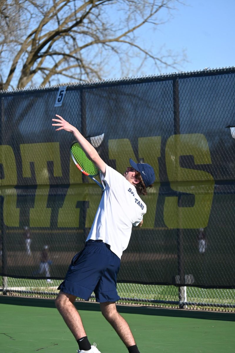 The boys tennis team looks forward to their next chance to play challenging AA teams.