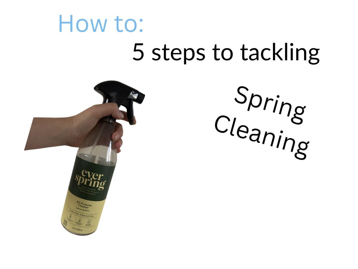 Five steps to tackling spring cleaning